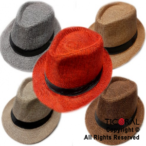 SOMBRERO PANAMA PREMIUM COLORES SURTIDOS TELA x 1